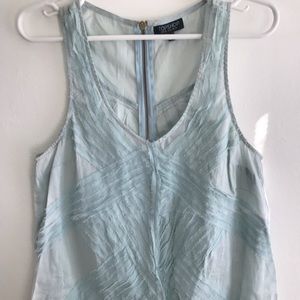 EUC - Topshop Sleeveless Blouse With Zipper (US6)